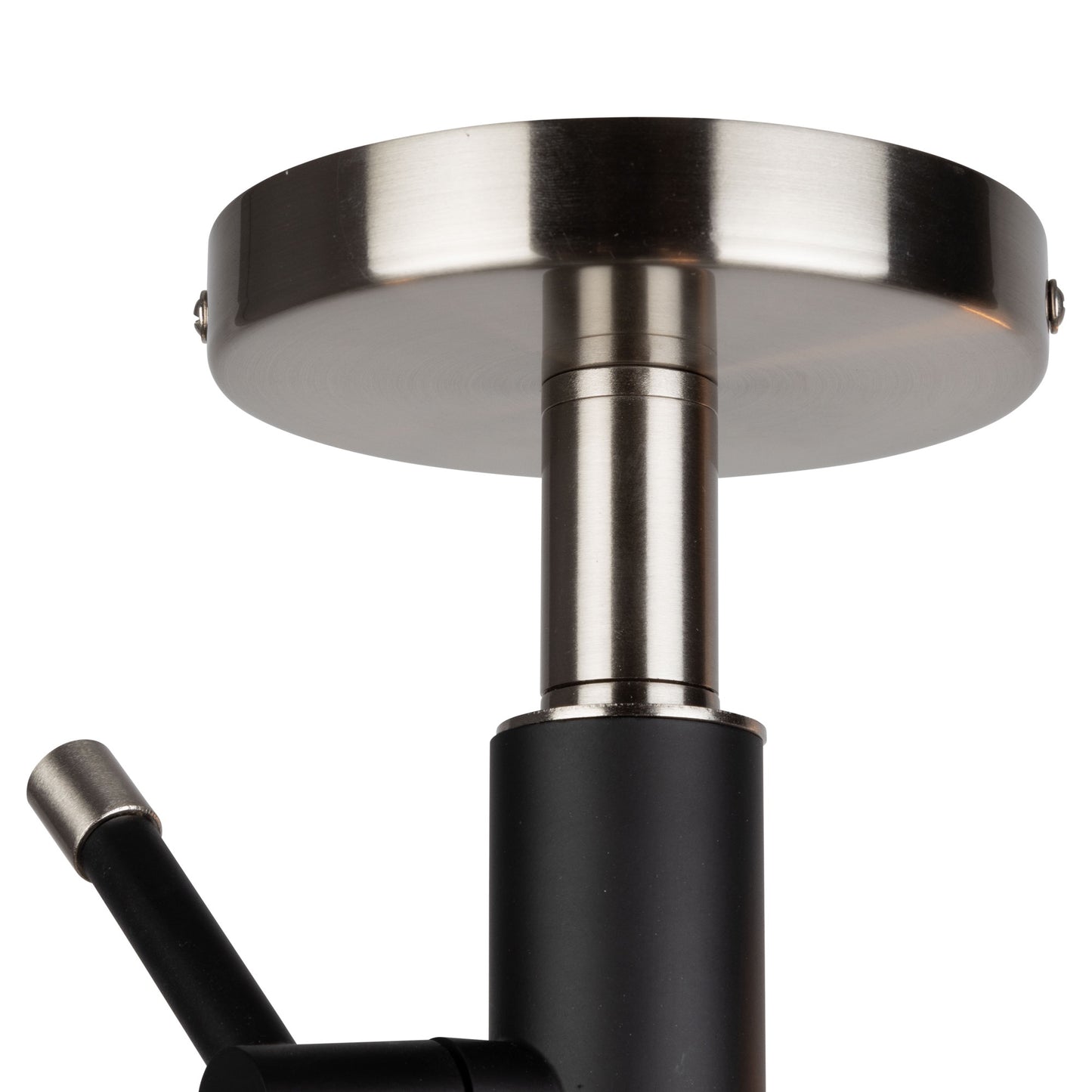 Artcraft Truro 3 Light Semi Flush Mount, Black/Brushed Nickel - AC11251NB